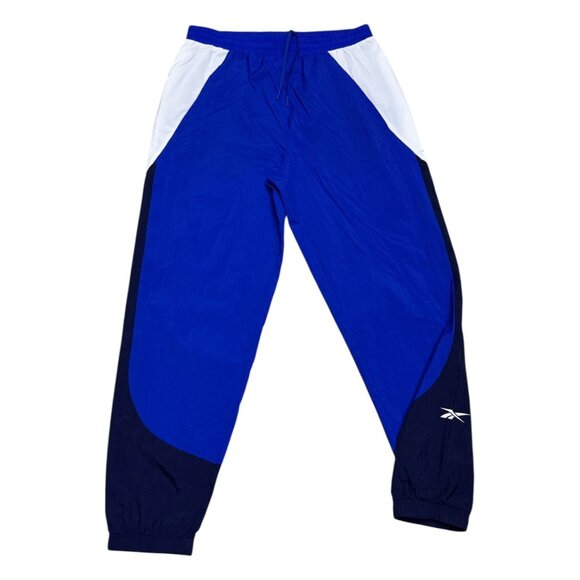 REEBOK NWT Blue Windbreaker Track Splash Activewear Pants Mens Medium - Picture 6 of 6